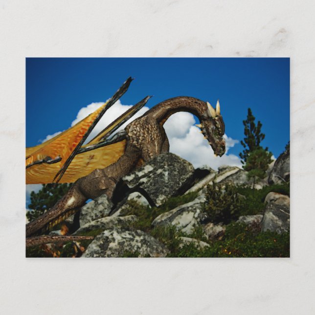 Die Postkarte des Hügels hoch (Vorderseite)