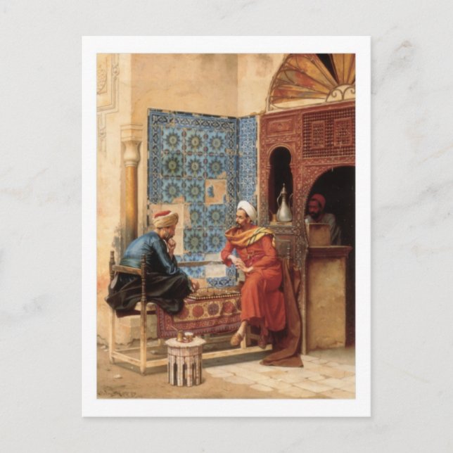 Die Postkarte des Schachspiels (Vorderseite)
