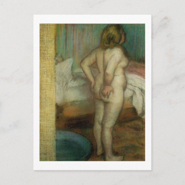 Die Postkarte für die Ehefrau des Bächers (Vorderseite)