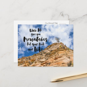 Die Pracht der Natur einfangen Postkarte