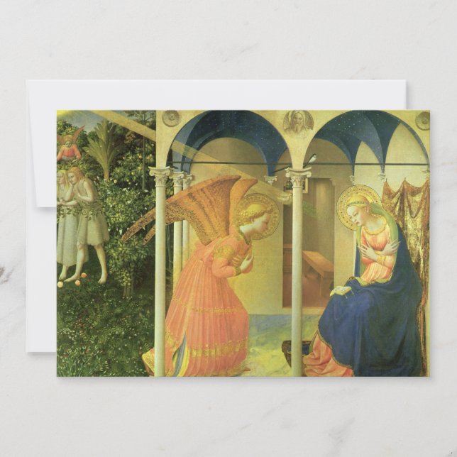 Die Prado-Ankündigung von Fra Angelico Einladung (Vorderseite)