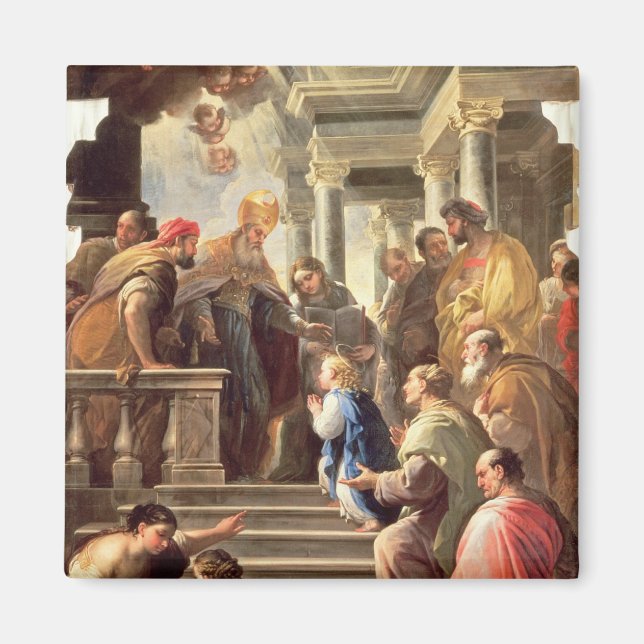 Die Präsentation der Jungfrau im Tempel (Öl Magnet (Vorne)