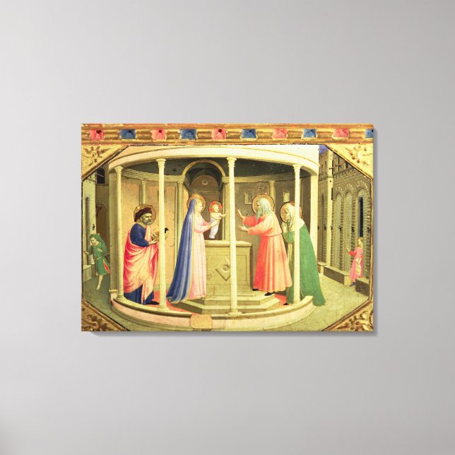 Die Präsentation im Tempel Leinwanddruck (Vorderseite)