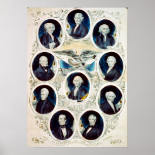 Die Präsidenten der Vereinigten Staaten - 1842 Poster