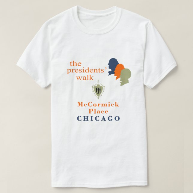 die Präsidenten zu Fuß, McCormick Place, Chicago,  T-Shirt (Design vorne)