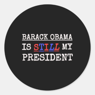 Die Präsidentschaftswahlen in Shirt Obama sind imm Runder Aufkleber