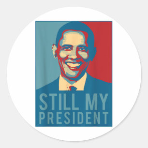 Die Präsidentschaftswahlen in Shirt Obama sind imm Runder Aufkleber