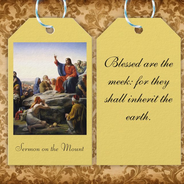 Die Predigt auf dem Berg Geschenkanhänger (Von Creator hochgeladen)