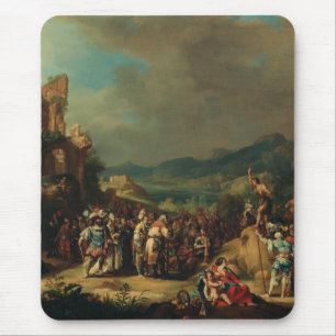 Die Predigt von Johannes dem Täufer von Bartholome Mousepad