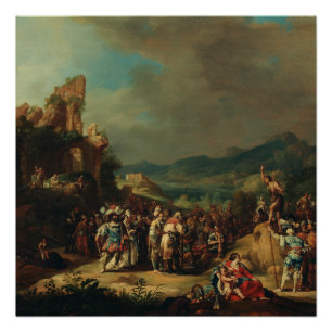 Die Predigt von Johannes dem Täufer von Bartholome Poster