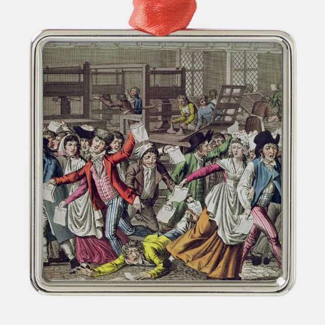 Die Pressefreiheit, 1797 Ornament Aus Metall (Vorne)