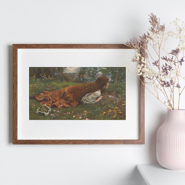 Die Prinzessin aus der Schule von Edward Robert Hu Fotodruck (Von Creator hochgeladen)