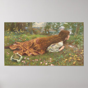 Die Prinzessin aus der Schule von Edward Robert Hu Poster