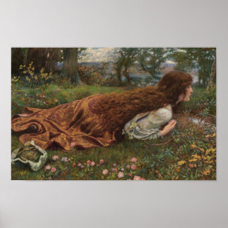 Die Prinzessin außerhalb der Schule 1901 ERH Poster