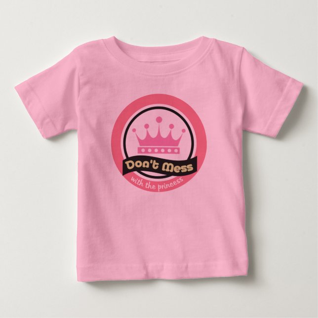 Die Prinzessin Baby T-shirt (Vorderseite)