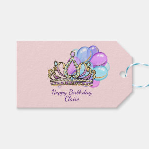 Die Prinzessin Birthday des kleinen Mädchens Geschenkanhänger