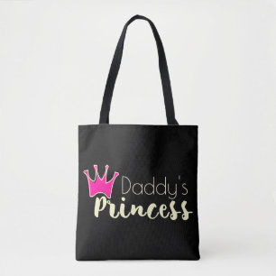 Die Prinzessin des Vatis mit rosa Krone Tasche