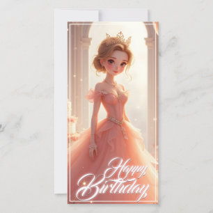 Die Prinzessin eines traumhaft rosa Gewand