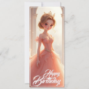 Die Prinzessin eines traumhaft rosa Gewand