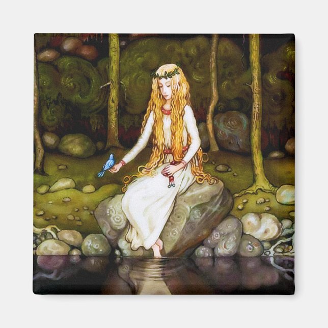 Die Prinzessin im Wald Magnet (Vorne)