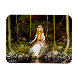 Die Prinzessin im Wald Magnet
