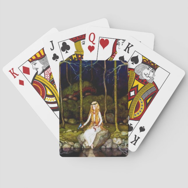 Die Prinzessin im Wald Spielkarten (Rückseite)