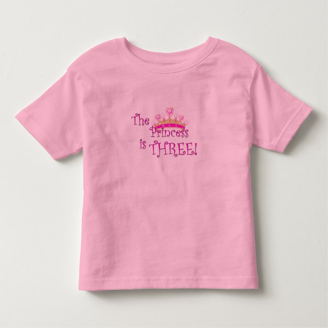 Die Prinzessin ist 3 Kleinkind T-shirt (Vorderseite)