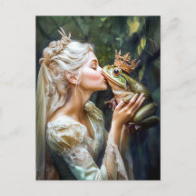 Die Prinzessin küsst den Froschprinzen