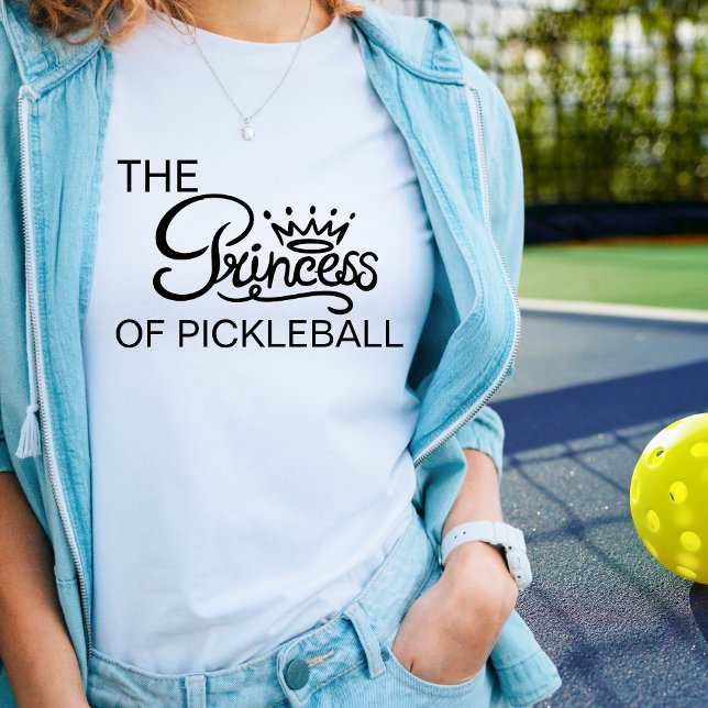 Die Prinzessin von Pickleball Royal T-Shirt (Funny Women's Pickleball Tshirt)