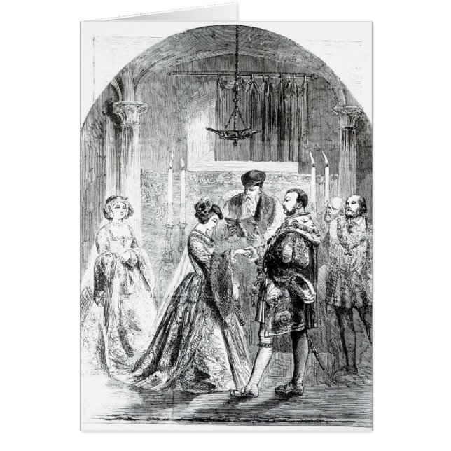 Die private Heirat von Anne Boleyn (Vorne)