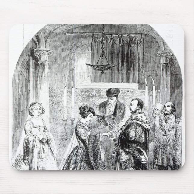 Die private Heirat von Anne Boleyn Mousepad (Vorne)