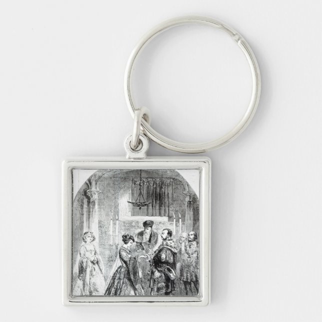 Die private Heirat von Anne Boleyn Schlüsselanhänger (Vorne)
