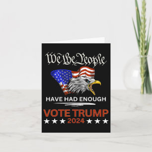 Die pro-republikanische Stimme Trump 2024 Wir, die Karte