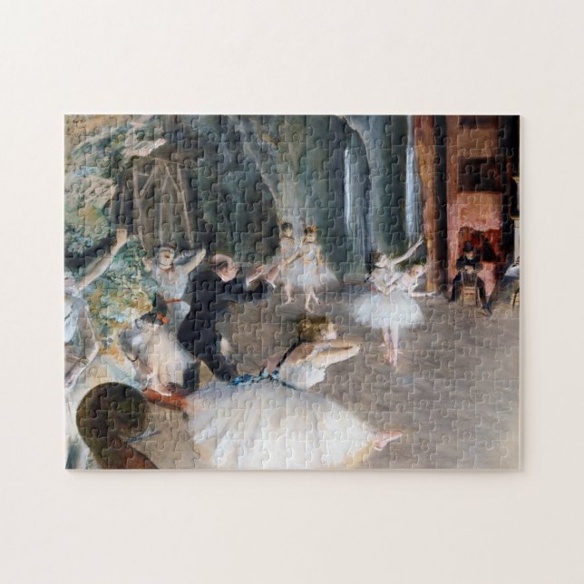 Die Probe auf der Bühne, Edgar Degas (Horizontal)