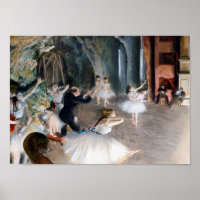 Die Probe auf der Bühne, Edgar Degas