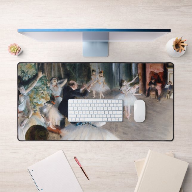 Die Probe auf der Bühne, Edgar Degas Schreibtischunterlage (Büro 1)