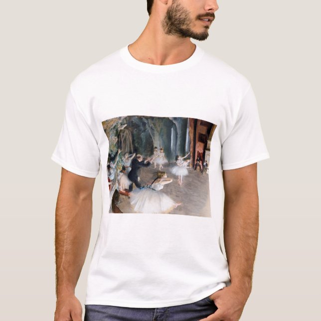 Die Probe auf der Bühne, Edgar Degas T-Shirt (Vorderseite)