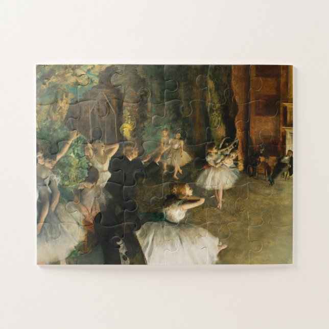 Die Probe des Balletts auf der Bühne, Degas Art (Horizontal)