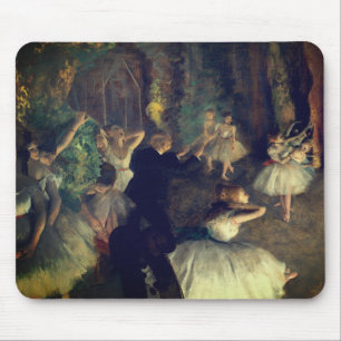 Die Probe des Balletts auf der Bühne von Degas: Mousepad