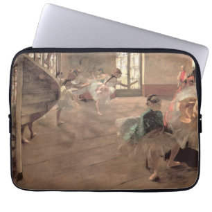 Die Probe von Edgar Degas, Vintage Ballett Kunst Laptopschutzhülle