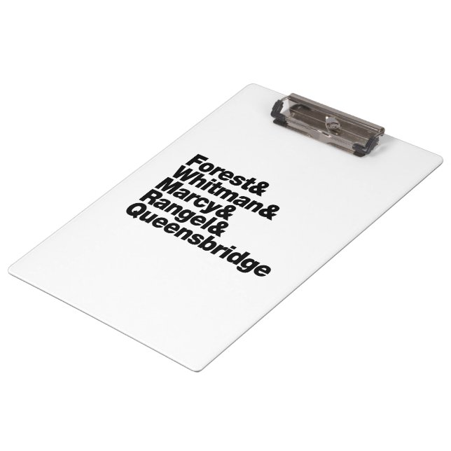 Die Projekte Klemmbrett (Schrägansicht)