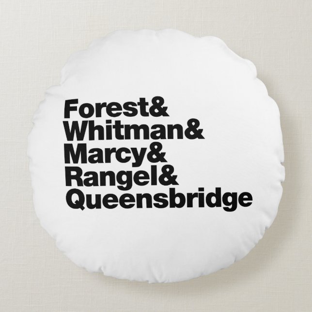 Die Projekte Rundes Kissen (Vorderseite)