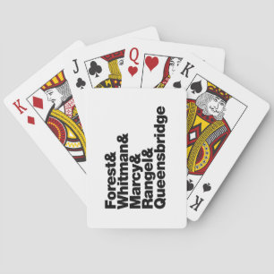 Die Projekte Spielkarten