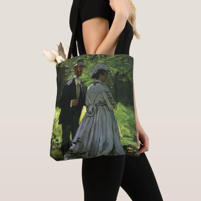 Die Promenade, auch die Trolle von Claude Monet Tasche (Von Nahem)