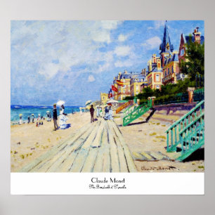 Die Promenade bei Trouville Claude Monet Poster
