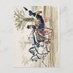 Die Promenade des Anglais in Nizza  1879-1881 Postkarte