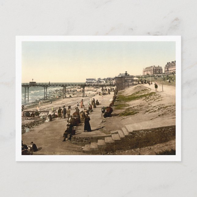 Die Promenade, Hunstanton, Norfolk, England Postkarte (Vorderseite)