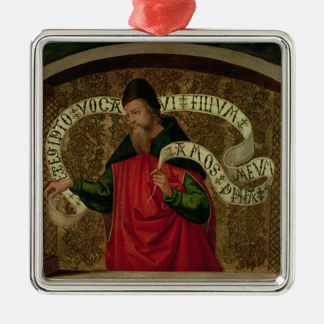Die Prophet-Amos, 1535 Silbernes Ornament (Vorne)