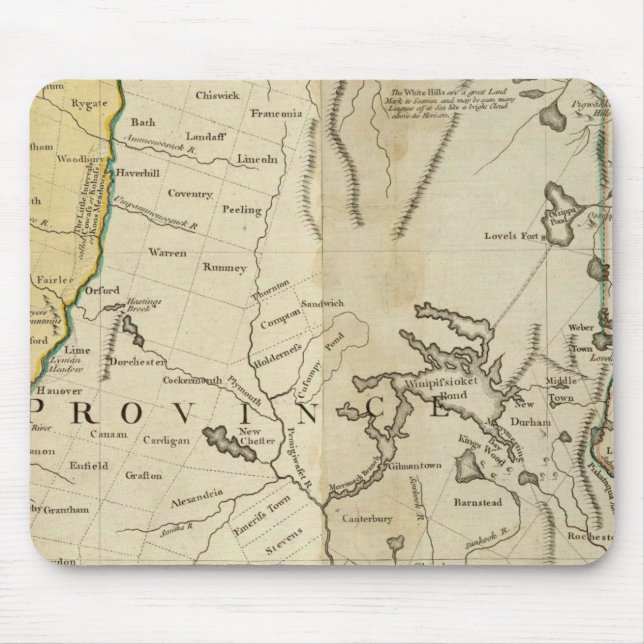Die Provinzen von Massachusetts Bay Mousepad (Vorne)