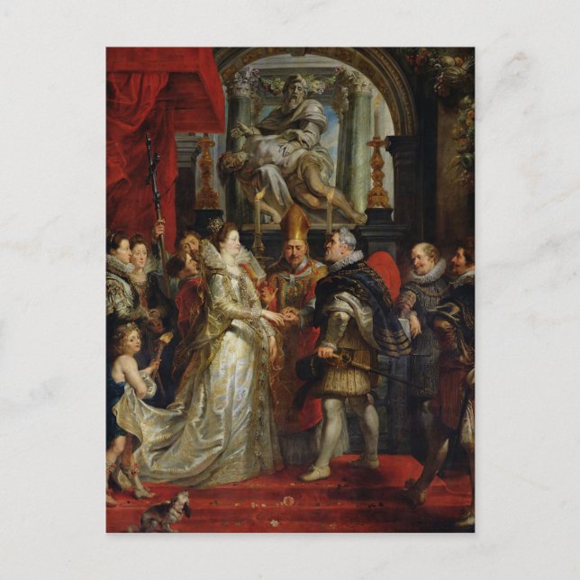 Die Proxy-Ehe Postkarte (Vorderseite)